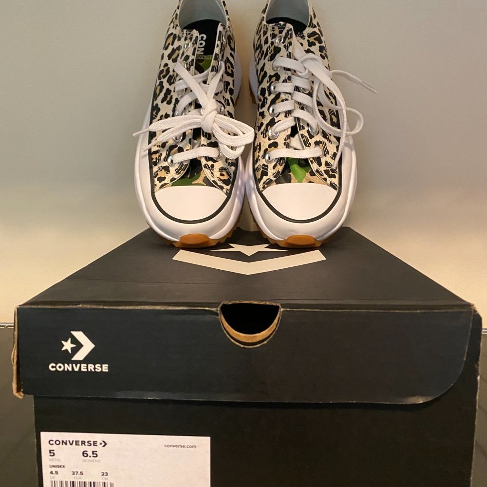 Converse Chuck Taylor All Star Lift Platform  Sneakers  - Leopard Print